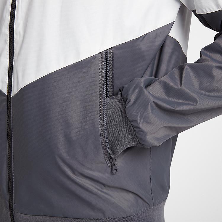 Nike Pánská tkaná větrovka Windrunner Černá Šedá AJ1397-010