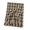 Soft waxy and thick plaid imitation cashmere scarf for women, warm fringed shawl in winter, couple scarf tide
