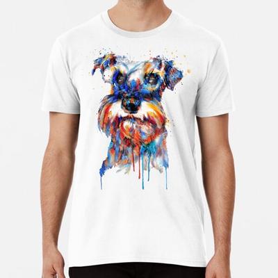 Schnauzer Head Premium T-Shirt S To 5XL Made In the AU/USA T-Shirt