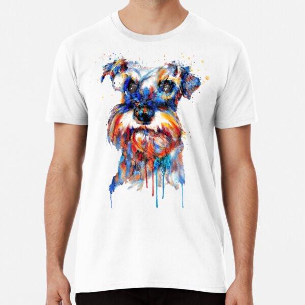 

Schnauzer Head Premium T-Shirt S to 5XL Made in the AU/USA T-Shirt 2XL