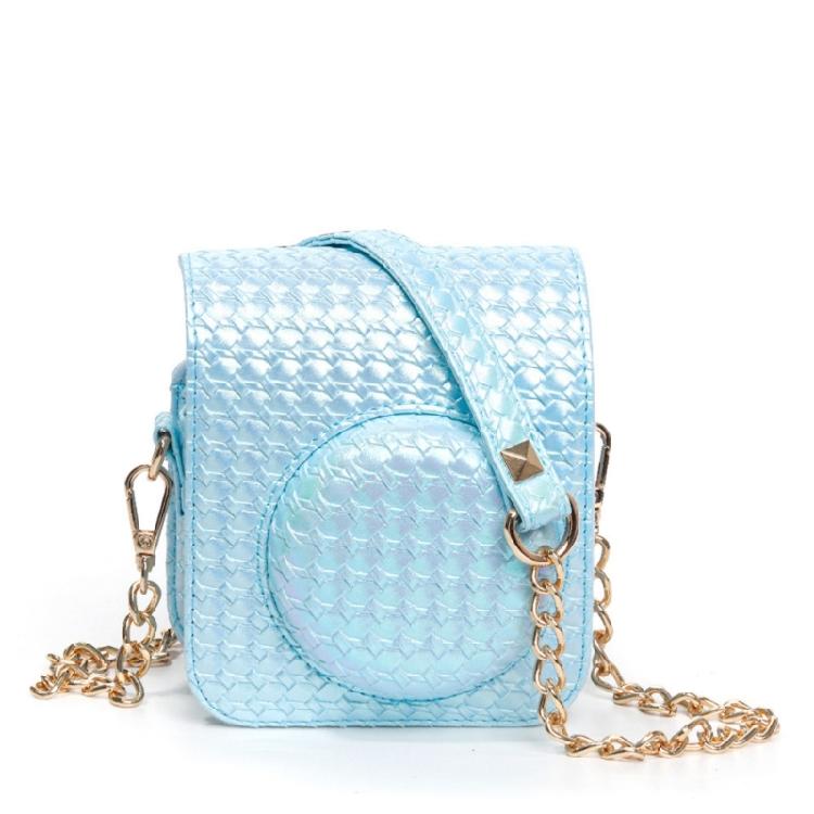 Soft PU Leather Camera Case for Mini 12 Instants Camera Silicone Protectors Bag with Removable Straps