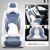 Universal Cartoon Car Seat Cushion - Four Seasons, Wear-Resistant, Dirt-Resistant, Full Surround, Leather Cover for Five-Seaters