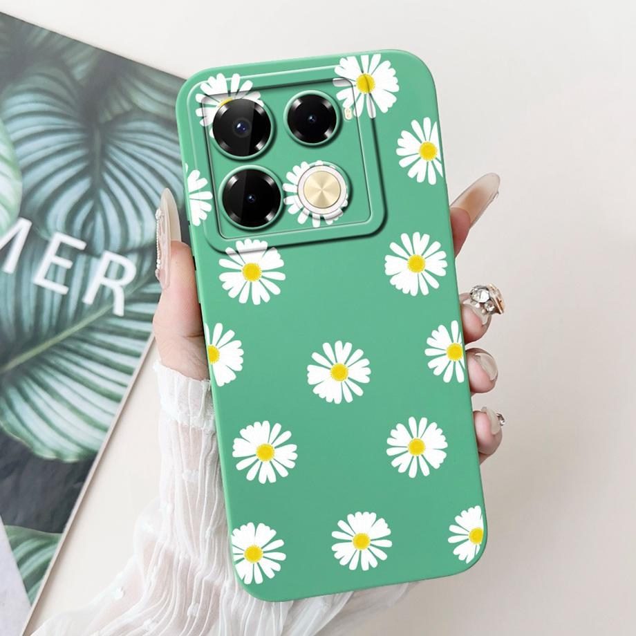 For Infinix Note 40 Pro Plus Coques Cover Luxury Liquid Silicone Soft Phone Case For Infinix Note 40 Pro 4G 5G Capa Women Style