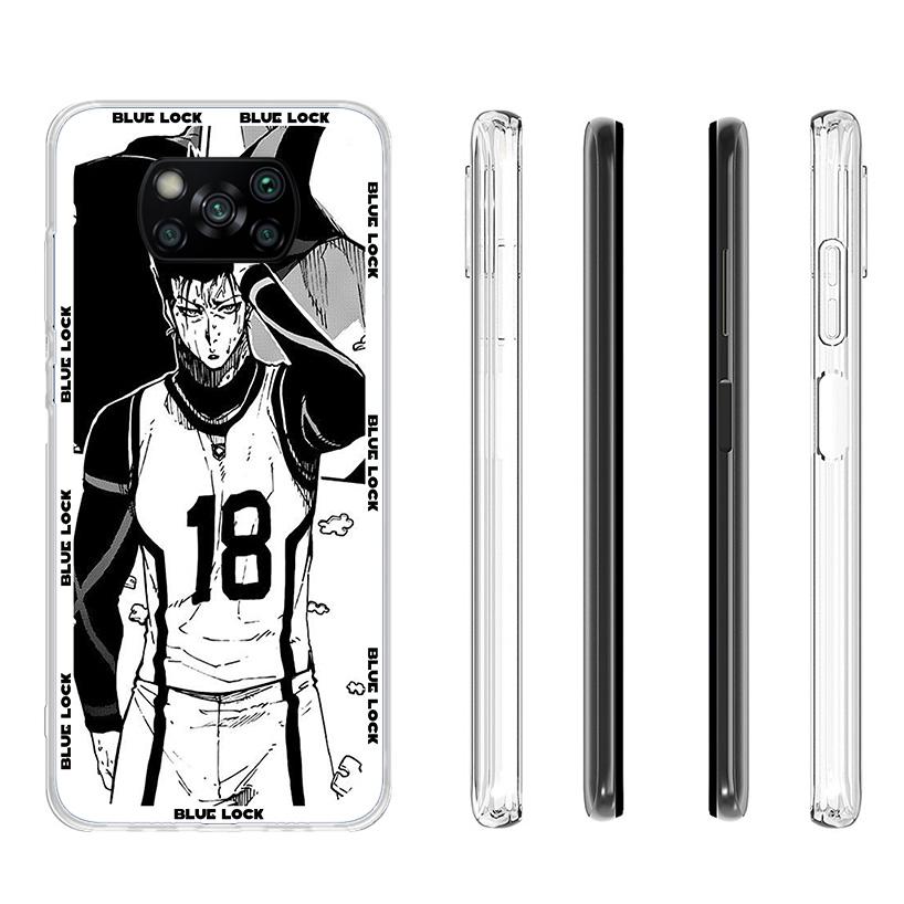 Anime Blue Lock Phone Case For Xiaomi Poco F7 Ultra X7 X6 Pro X5 Redmi 15 15C 13 13C 12 12C 10 10A 10C 9 9A 9C 9T Shell Poco X7