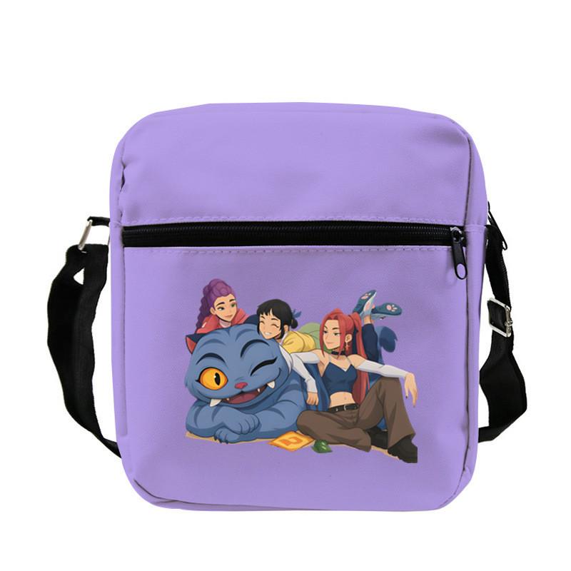 Kids Girls Rumi Zoey Mira Printed Student Stationery Bag Casual Crossbody Shoulder Bags