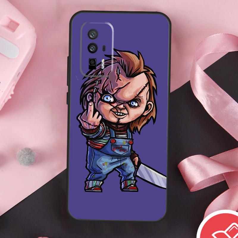Chucky Doll Horror Movie Case For Xiaomi 13T 11T 12T Pro 12 Lite 13 14 Ultra POCO F6 F5 M6 X3 X5 X6 Pro F3 M5s Cover