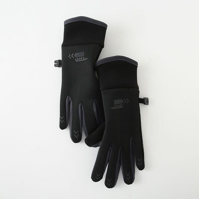 Non-slip, Windproof and Waterproof Plus Thin Velvet Touch Screen Gloves.