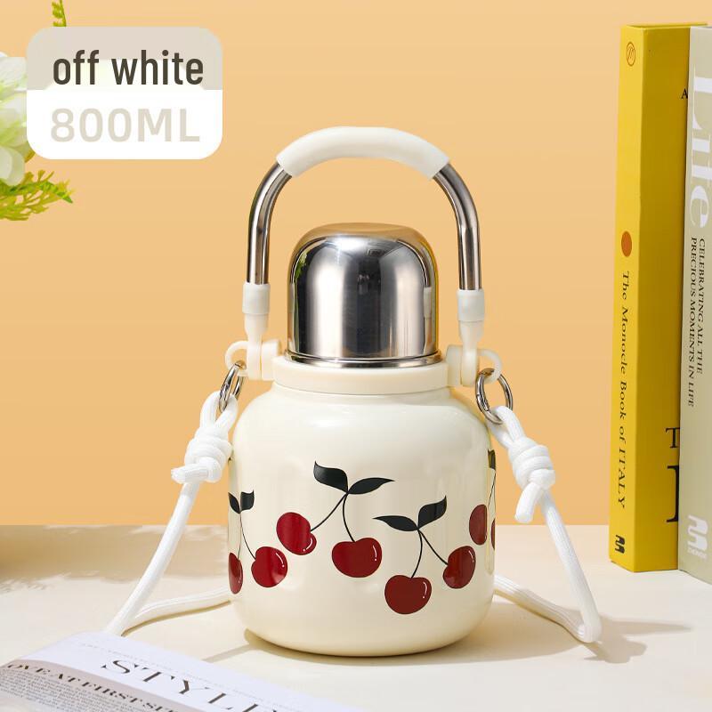 MRSIKEY Portable Double-Drink Insulated Water Bottle