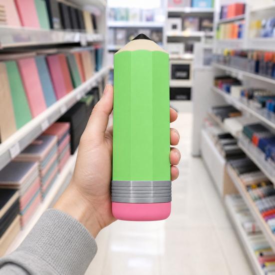 3D tištěný penál ve tvaru tužky, velkokapacitní držák na tužky pro studenty, novinkový organizér na psací potřeby na stůl, na cesty, do školy, do kanceláře