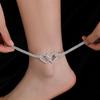 Retro Exotica: Multi-Layer Metal Tassel Anklet for Women, Cos Court Style Foot Jewelry
