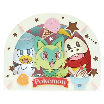 Ensky Pokémon PT-337 Excitant Théâtre de Papier Glacé H 80 x L 100 x P 42 mm Fabriqué en papier
