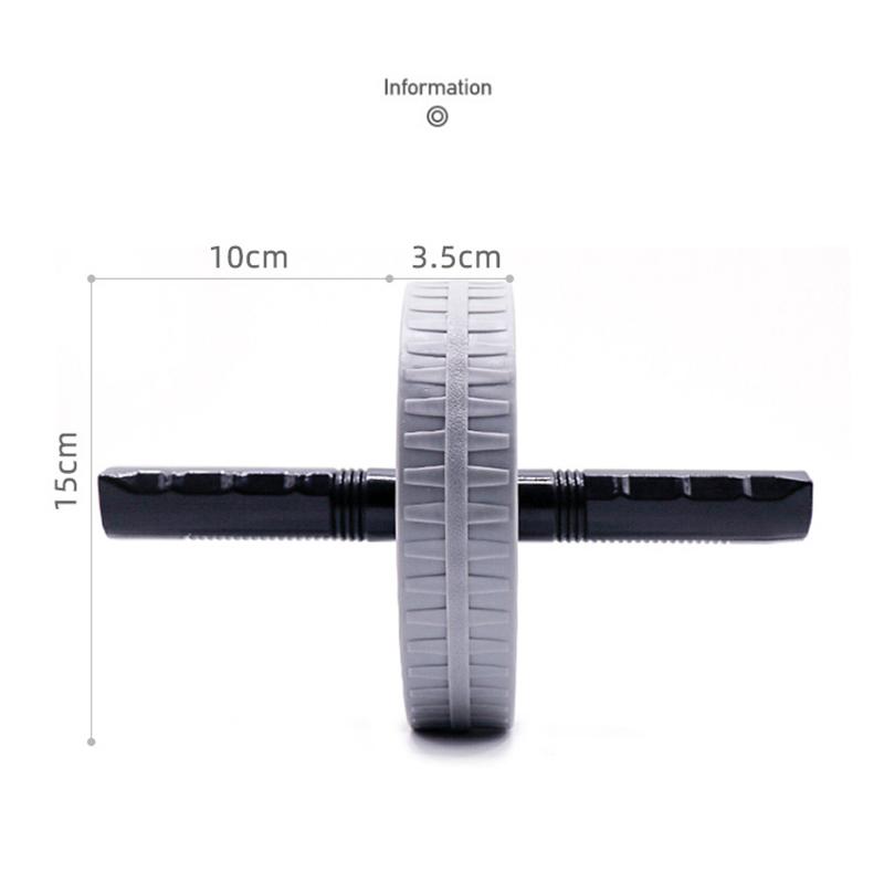 Abdominal Exercise Wheel For Workout Body Building, 1 Pc Household Silent Abdominal Workout Roller, Waist & Tummy Slimming