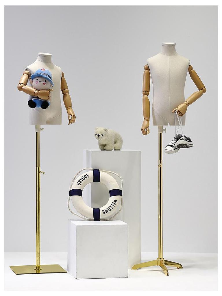 Mannechin Copii cu Picioare Despărțite: Stativ de Expunere Corp Întreg/Jumătate pentru Haine de Copii, Bărbați și Femei