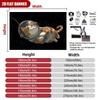 Astronaut Cat Tapestry  Cute Ginger Tabby in Space Suit Floating Among Stars 2D Art Wall Hanging  for Bedroom or Dorm Decor