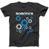 Chemises Robotiques Ingénieurs Robots Technologie Cyborg Idée Cadeau T-Shirt DEC Hommes, Femmes Unisexe Manches Longues Débardeur Sweat à Capuche Noir