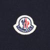 MONCLER Black 2020 Pique Polo Shirt tops S blackUsed