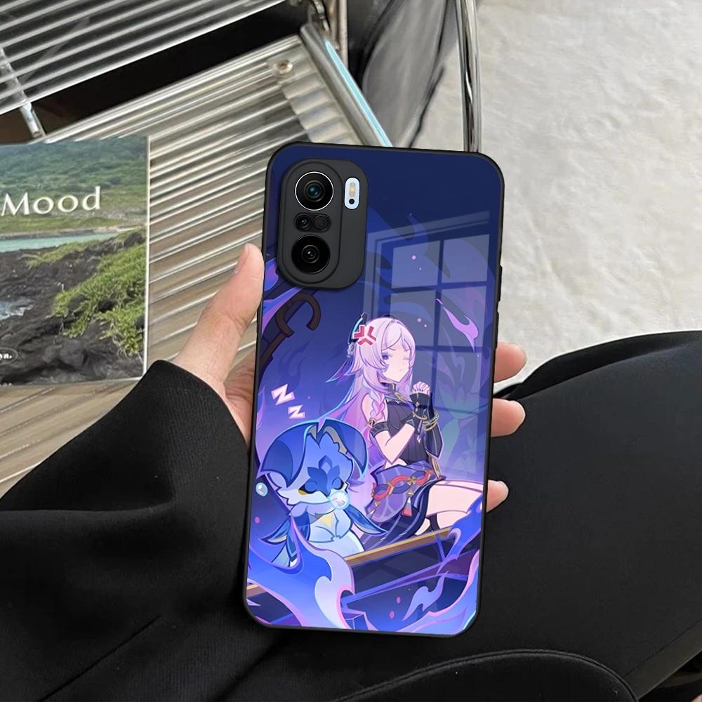 Genshin Impact Game Citlali Phone Case for Xiaomi Redmi Note 14 13 12 11 Ultra Pro Lite 5G Toughened Glass Cover