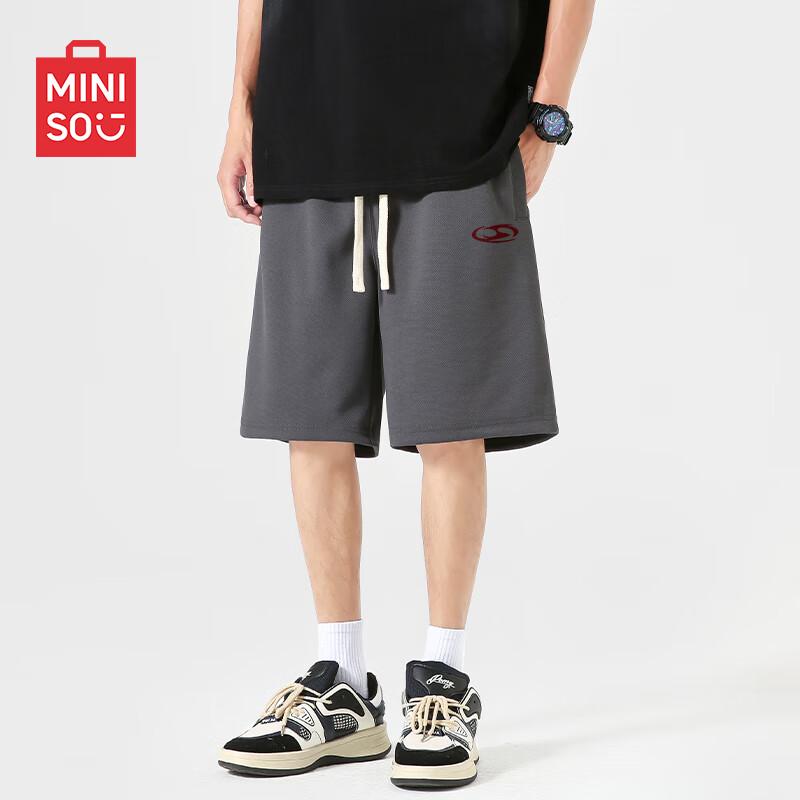 MINISO Мужские модные тяжелые шорты средней длины в американском стиле 3XL