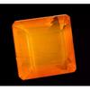 Orange Opal 55+ Ct Square Cut Certified Fabulous Loose Gemstone