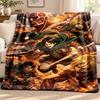 Attack on Titan blanket Flannel Blanket Soft Cozy Plush Throw for Sofa Bed Lightweight Home Decoration Outdoor camping