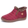 Source Waterproof Snow Boots Women's Winter Warm Velvet Short Boots Cotton Shoes New Thickened Flat-bottomed Non-slip Women's Shoes