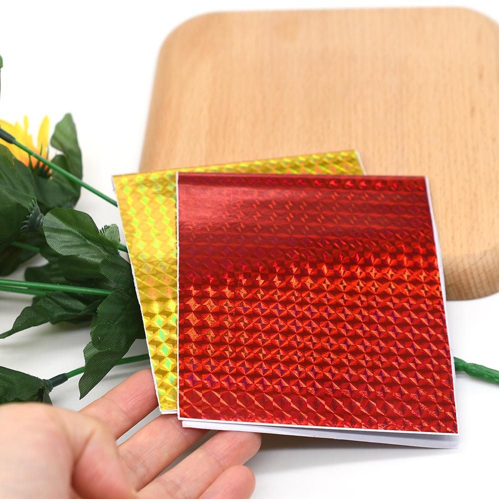 MNFT 6pcs 10*20cm Holographic Adhesive Film Flash Tape For Lure Making Fly Tying Materail Metal Hard Baits Change Color Sticker