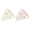 Napkin Holder Fashion Thickened Widened Triangular Freestanding Metal Wrought Iron Vertical Tissue H