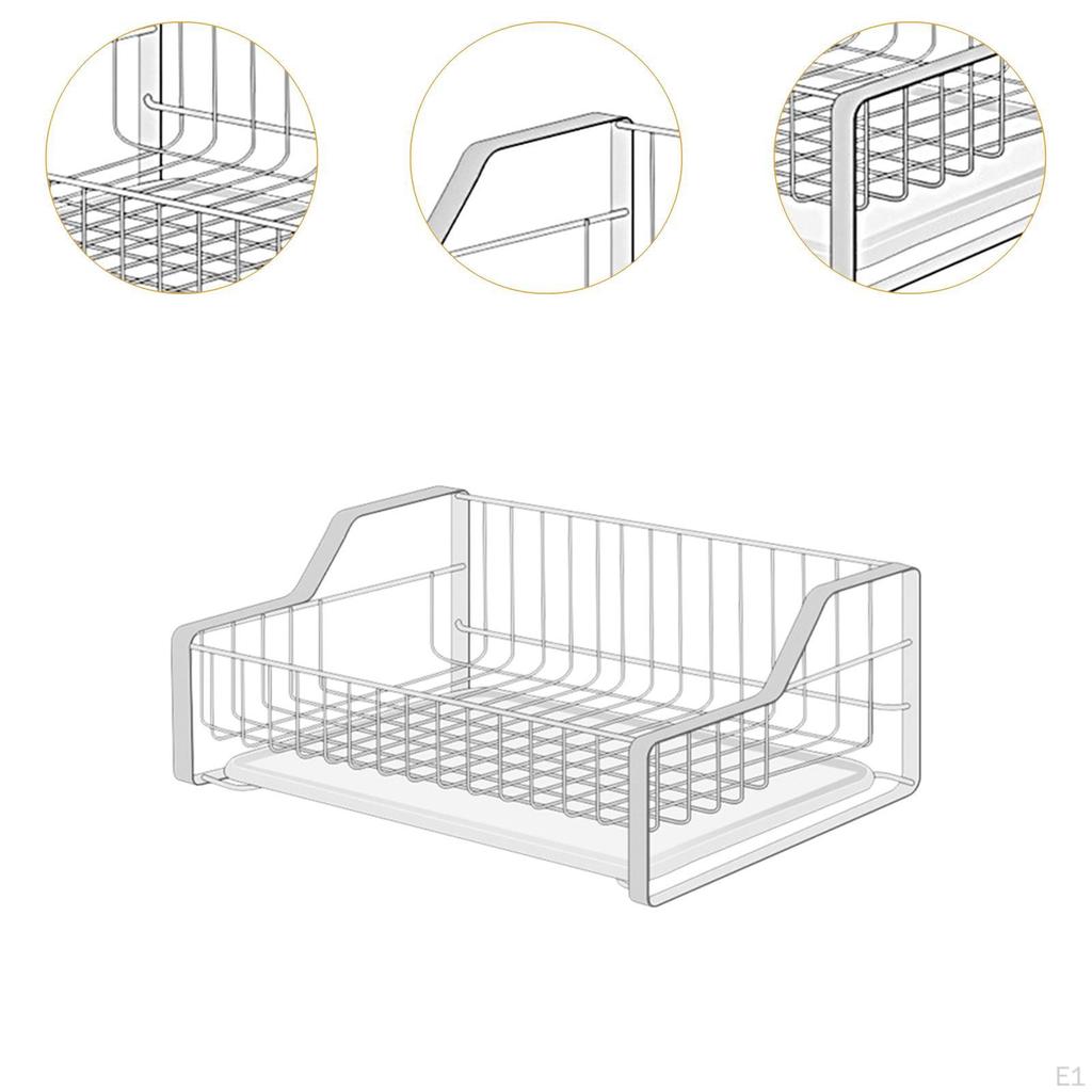 Dish Drying Rack Dryer Sink Shelf Portable Multipurpose Kitchen Drainer