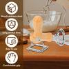 5Pcs Ravioli Maker Mold Set 12 Hole Ravioli Press Maker with Roller Wheel Wood Rolling Pin Pasta Cutter Stamp Dumpling Mould
