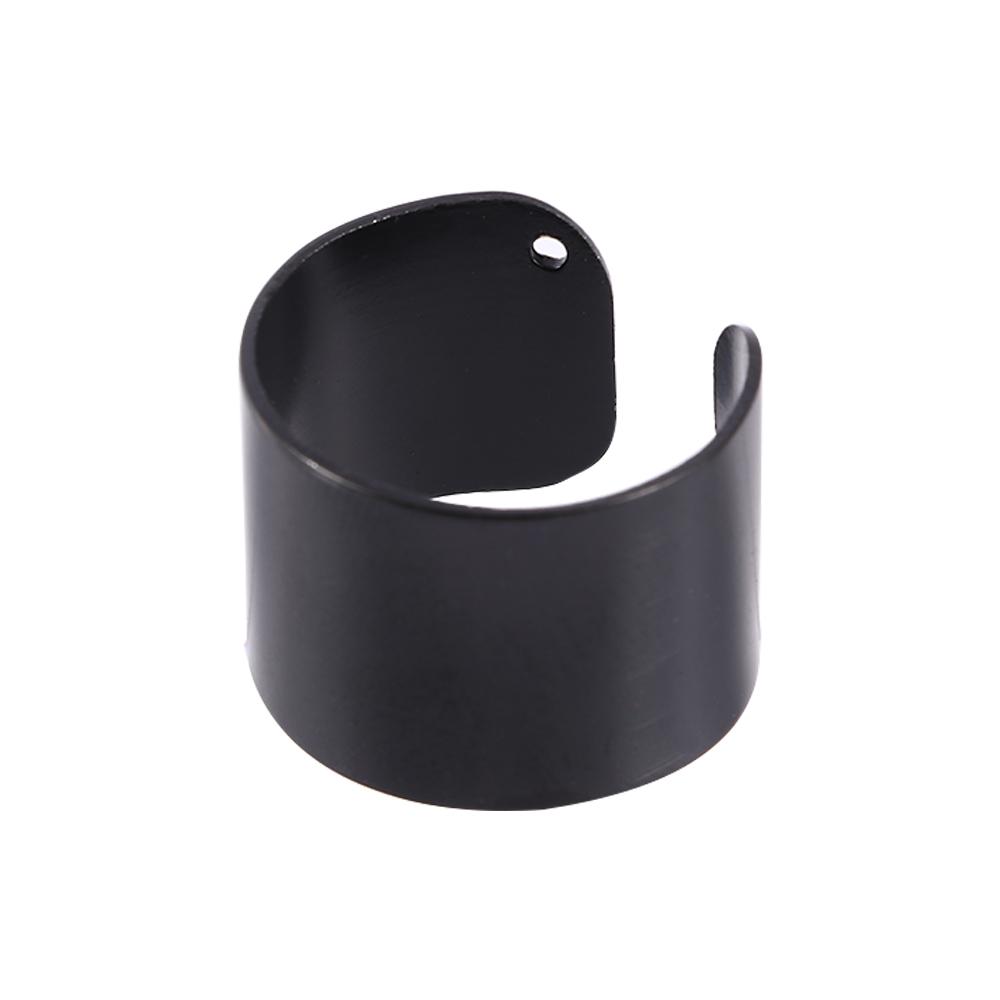 Trendy New Plain Fashion Above Open Midi Ring Set Black Knuckle Ring