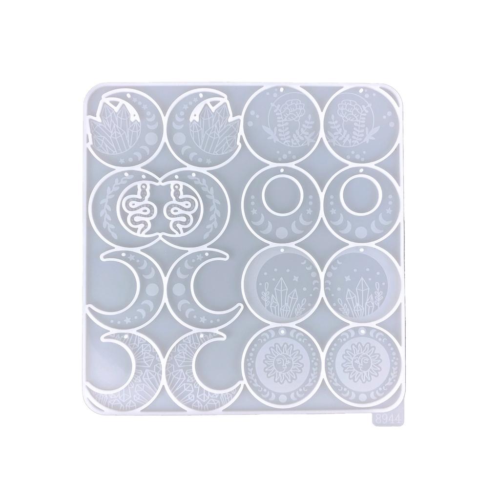 Silicone Earrings Mold Necklace Pendant Resin Molds Water Drop Dangle Earring Mould DIY Crafts Jewelry Making Tools