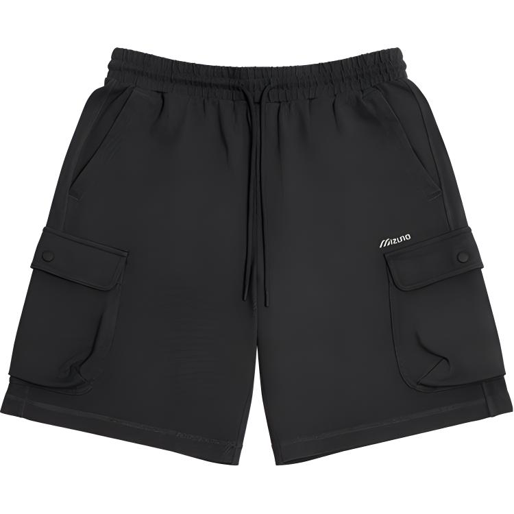 

Mizuno Однотонные шорты спортивного стиля кэжуал свободного кроя с карманами на кулиске Мужские шорты Древесно-угольный серый D2CD41H4-90 XL