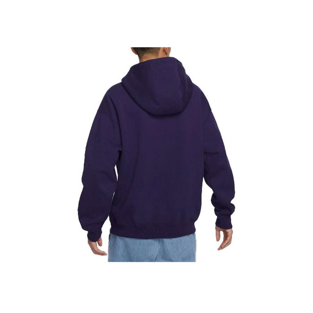 Nike Hammer Print Casual Hoodie Loose Long Sleeve Sweatshirt Men Tops Purple FQ2193-555