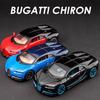 Bugatti Chiron Supersport Simulace Odlévaná a Hračková Vozidla Zvuky a Světlo Natahovací Auto 1:32 Dárky z modelů ze slitin pro děti