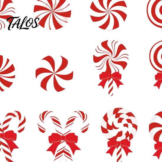 Decorative Hanging Candies for Holidays 12/24/36 Pcs Candy Christmas Tree Decorations, Lollipop Picks Tree, Red Indoor Holiday Party Wall Decorations
