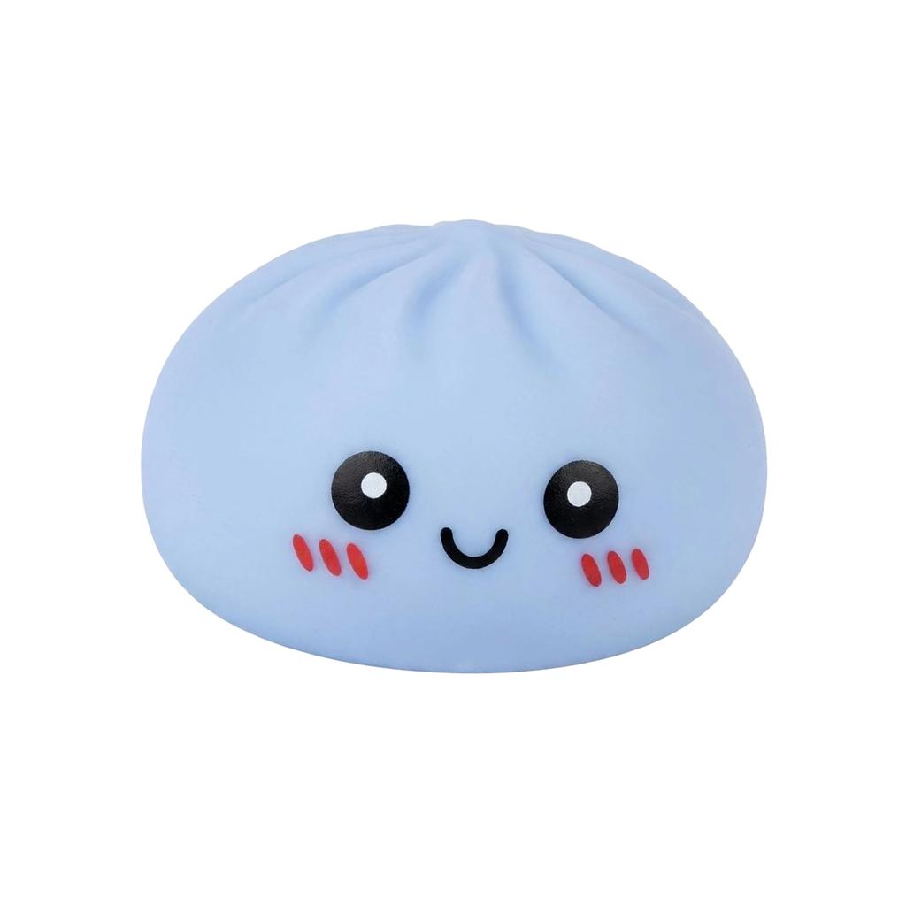 Creative Bun Shaped Squeeze Toy Stress Relief Novelty Squishy Toy for Office Home Desk Decor and Hand Exercise Use