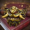 Spooky Samurai Cosplay Mask Dress Up Japanese Mask Toy Cosplay Red Prajna Mask  Party