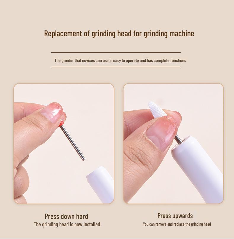 Rechargeable Portable Nail Grinder and Polisher Pen