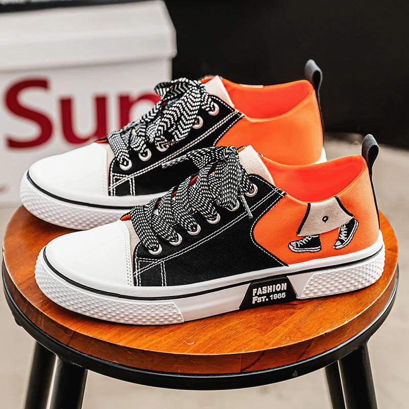 

Large size canvas shoes men s 2025 spring new trend versatile men s sports shoes breathable cloth shoes student casual shoes 39