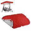 Outdoor Swing Canopy Silver Coated Oxford Cloth Waterproof Swing Chair Top Cover for Garden Sun Shade Accessory