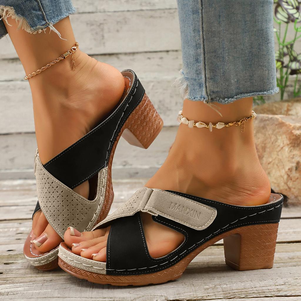 Dámské stylové sandály na platformě s otevřenou špičkou, sandály pro ženy, pohodlné, elegantní, dámské sportovní sandály, velikost 11
