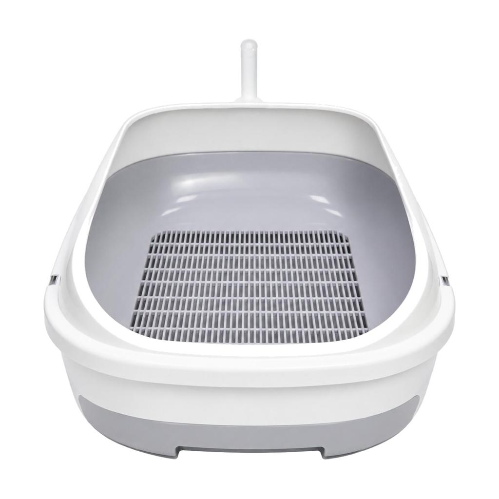 Cat Toilet Low-Maintenance Large Synthetic Litter Box with Sifting Tray
