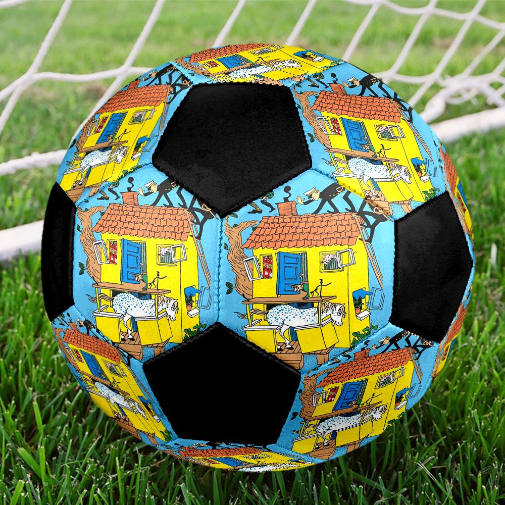 Pippi Longstocking Theme Size 5 Soccer Ball, Suitable for Both Indoor and Outdoor Matches, a Gift Suitable for Everyone.