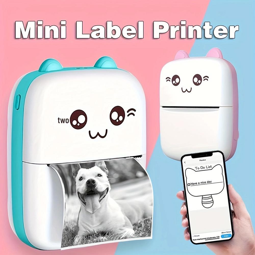 C9 Mini Cartoon Wireless Bluetooth Thermal Label Printer