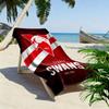Sydney Swans 2D Flat Print Beach Towel, Large Soft Quick Dry Towel for Beach Camping Swimming.NSTJ0928348