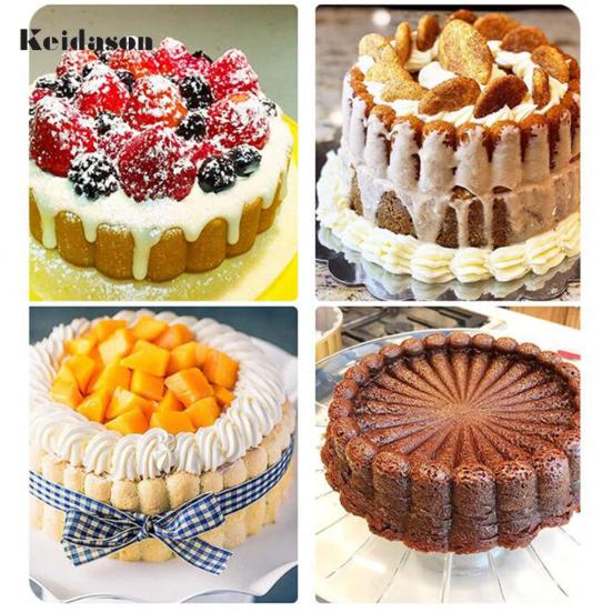 Convenient 3D Mold Heat-resistance Silicone Cake Pastry Baking Tray Bakery Supplies