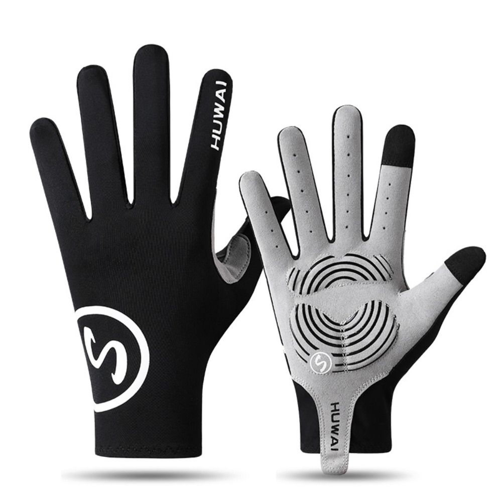 Full Finger Cycling Gloves Windproof Bicycle Mittens Shockproof Sports Gloves  Riding
