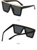 European American Oversized Unisex Frame Sunglasses - Stylish Model 30020