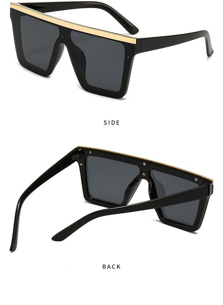 European American Oversized Unisex Frame Sunglasses - Stylish Model 30020