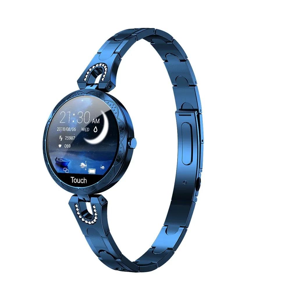 Rainbuvvy AK15 Women Fashion Smart Bracelet 1.08inch HD LCD Screen 240x210 BT4.0 IP67 Waterproof 120mAh Android Smart Watch Special Gift